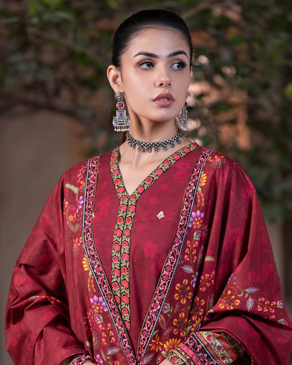 Zellbury | Embroidered Khaddar 3Pc | Design 476
