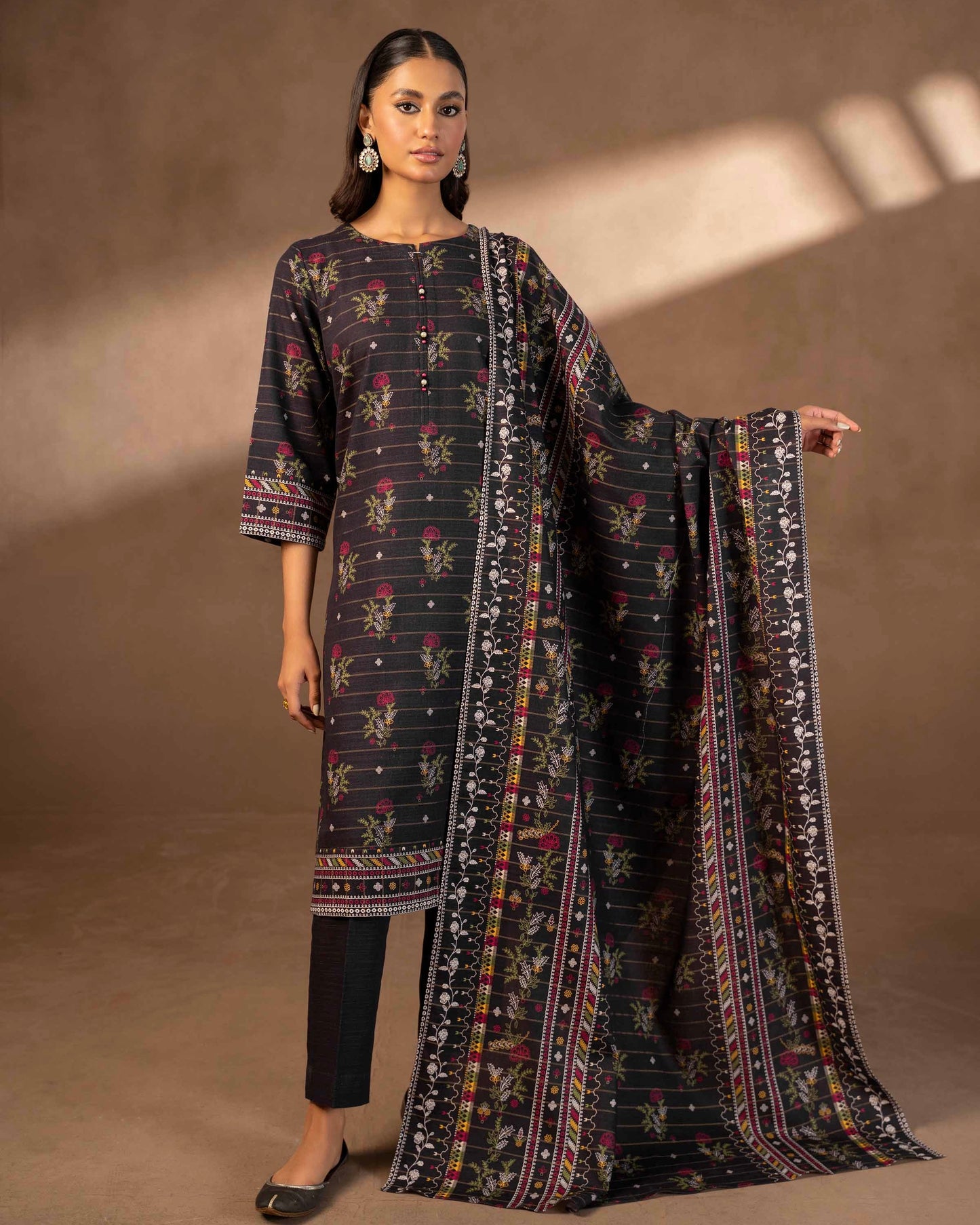 Nishat | Printed Khaddar 3pc | Design 485