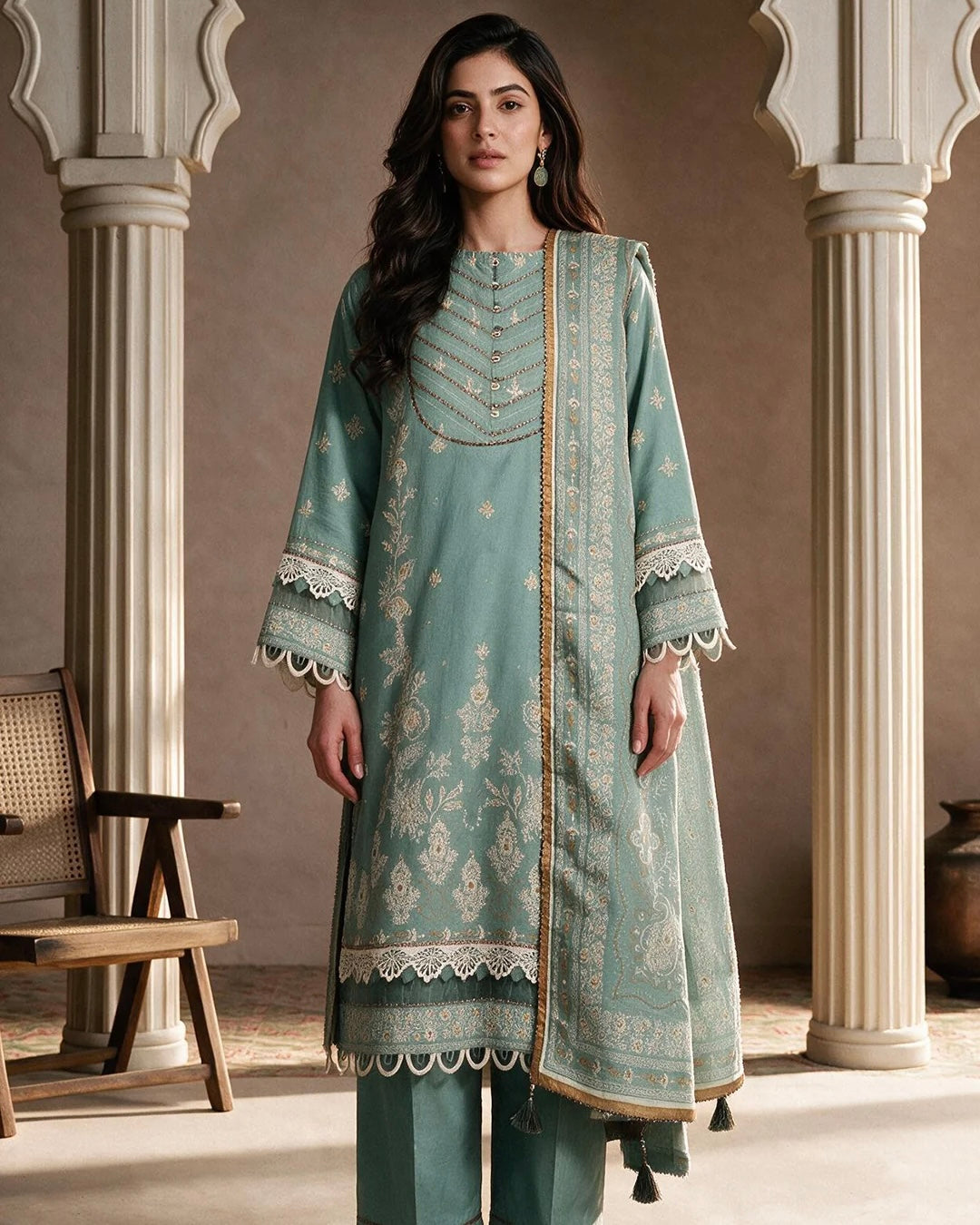 Zellbury | Paste Printed Cotton 3pc | Design 48