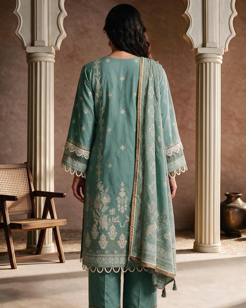 Zellbury | Paste Printed Cotton 3pc | Design 48