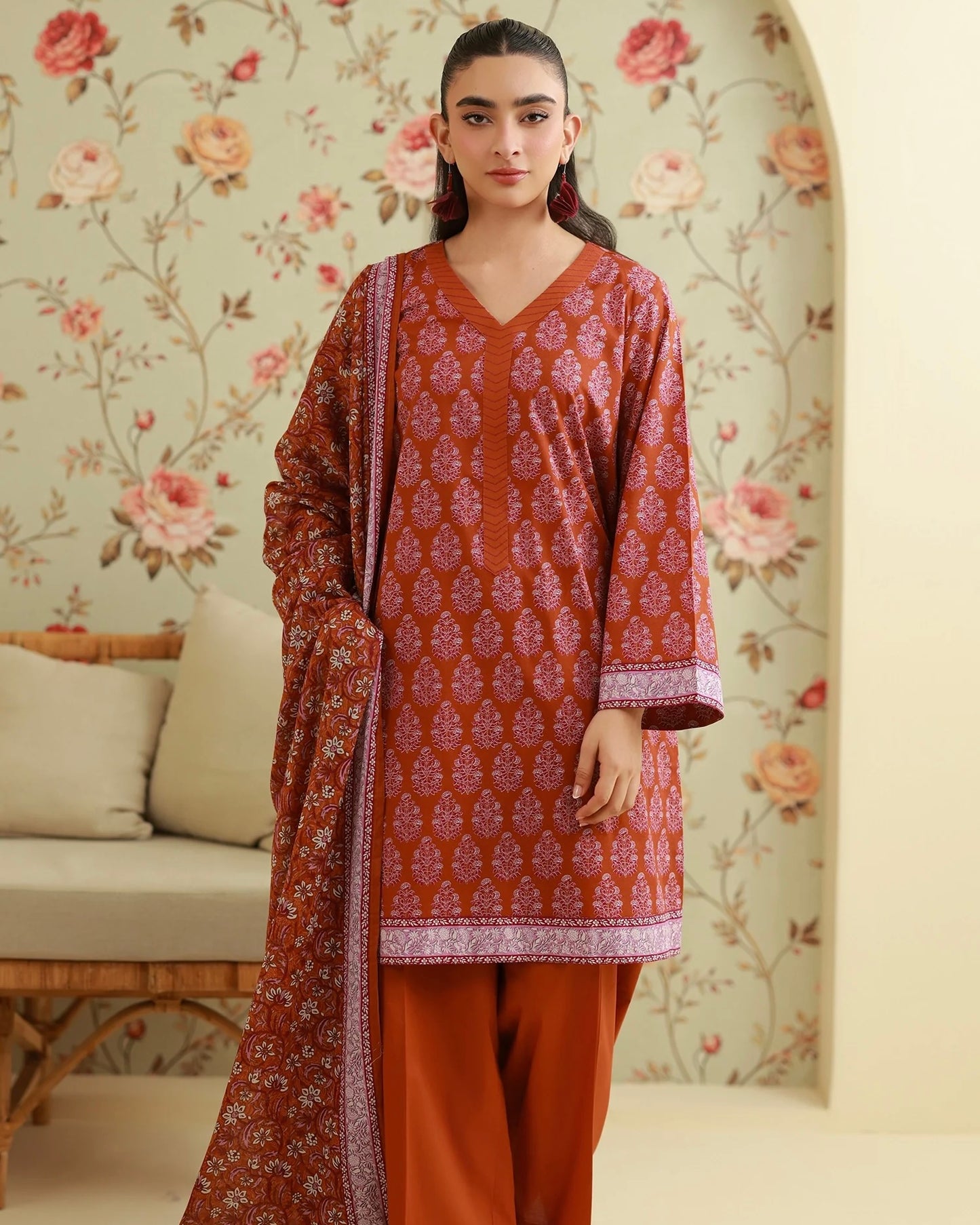 Orient | Printed Lawn 3pc | Design 490