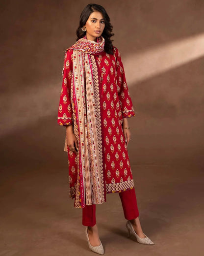 Nishat | Printed Khaddar 3pc | Design 490