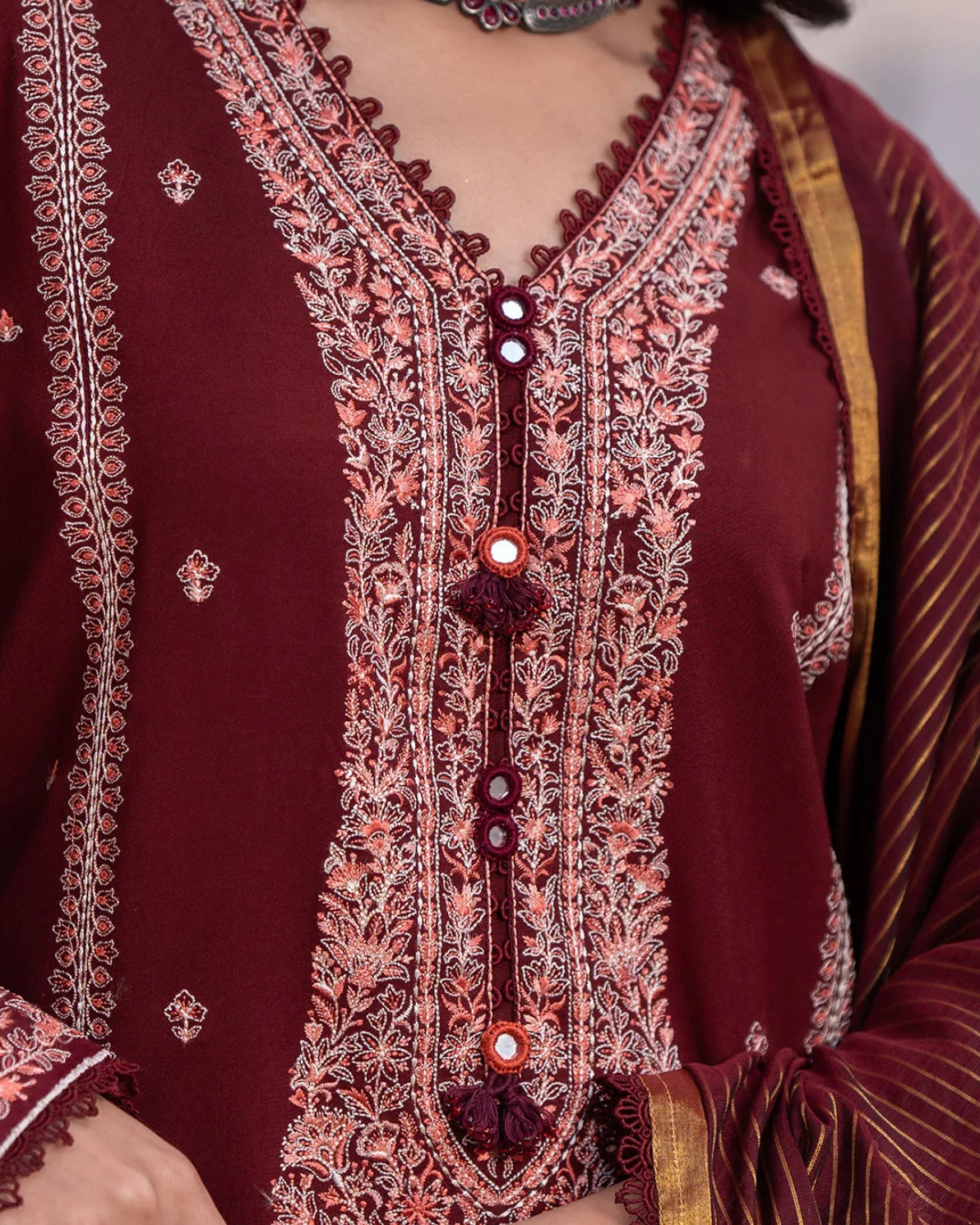 Zellbury | Embroidered Viscose 3Pc | Design 492