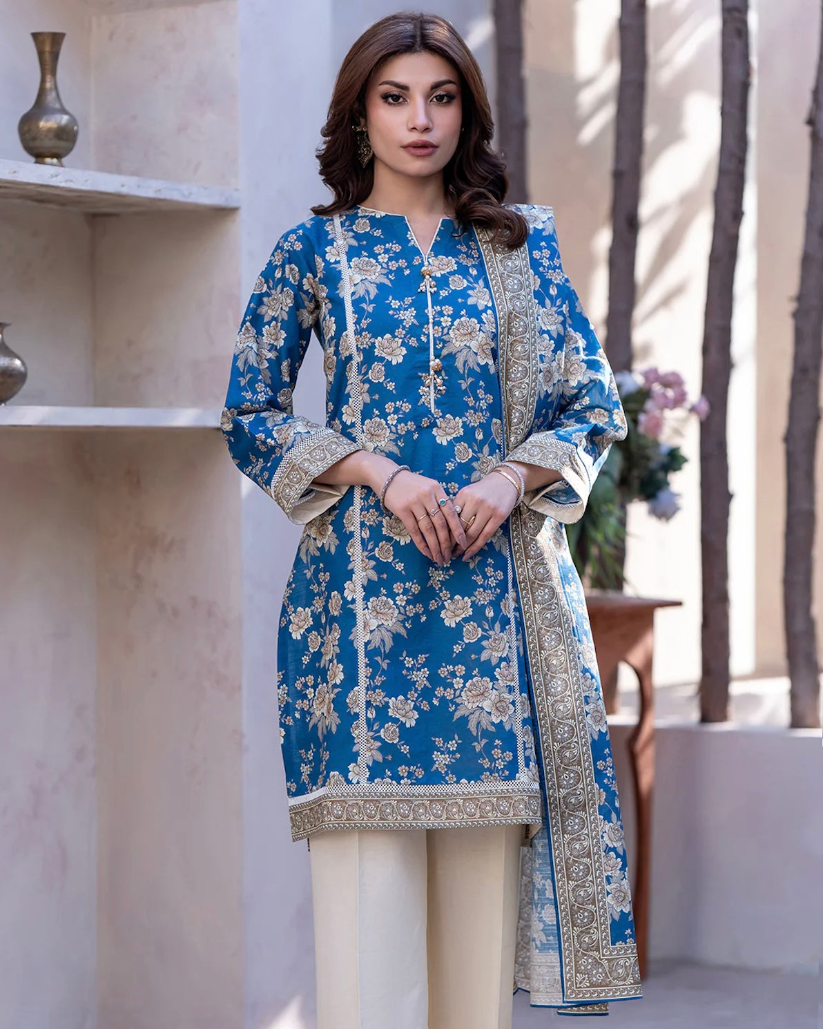 Zellbury | Printed Khaddar 2Pc | Design 495