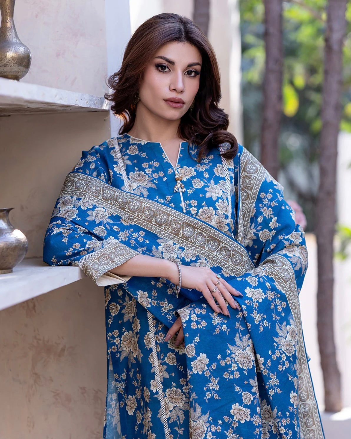 Zellbury | Printed Khaddar 2Pc | Design 495