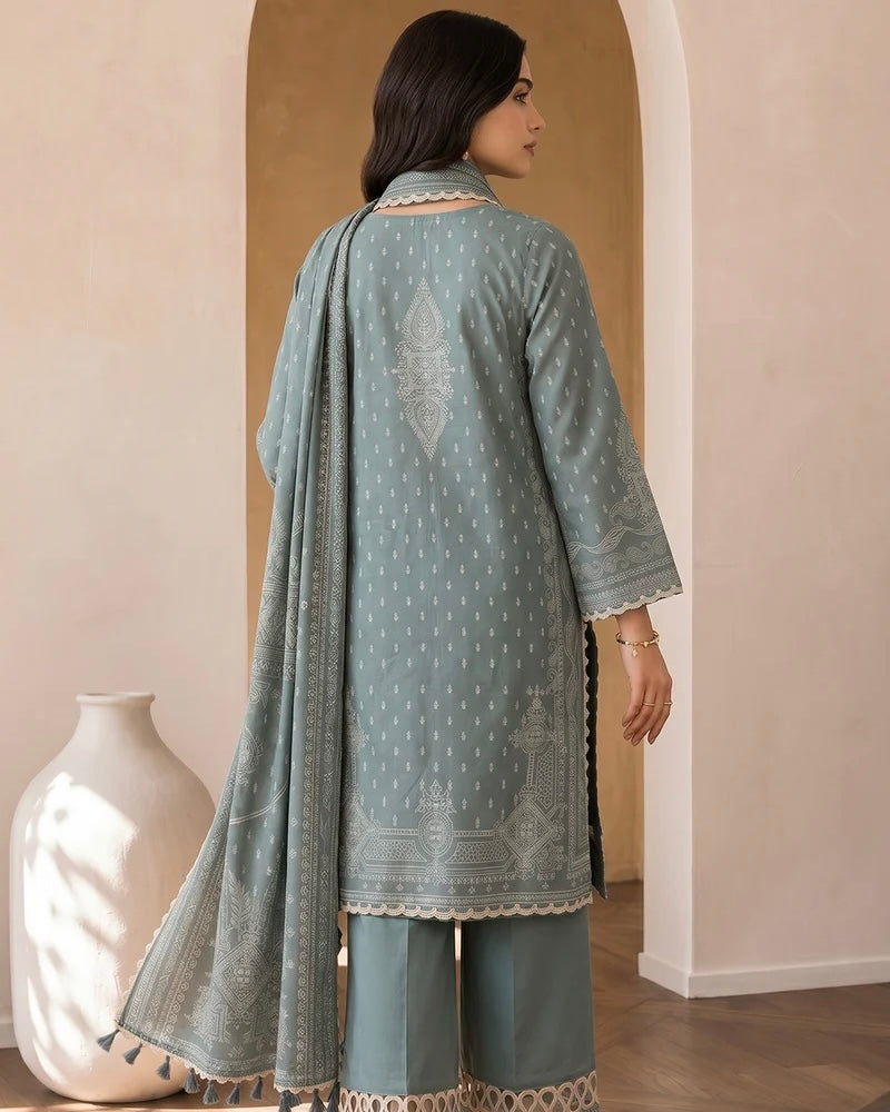 Zellbury | Paste Printed Cotton 3pc | Design 49