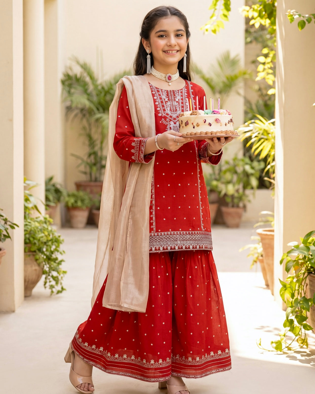 Gullerukh Nanni Pari | Embroidered Lawn | Design 4