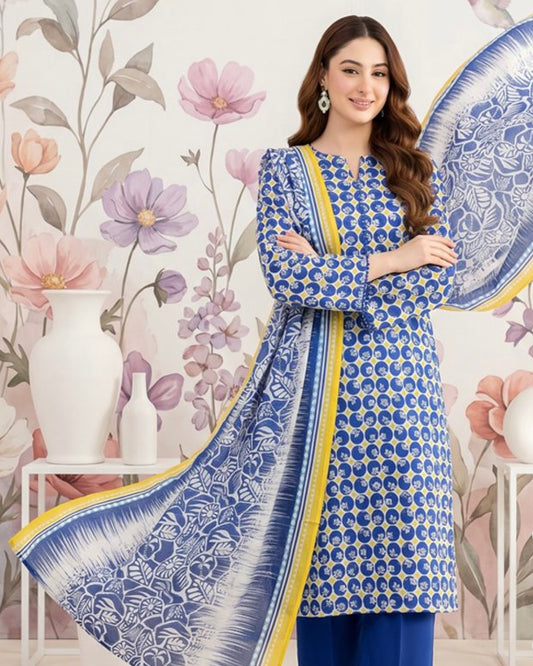 Regalia Salina Vol 20 | Printed Lawn 3pc | Design 4