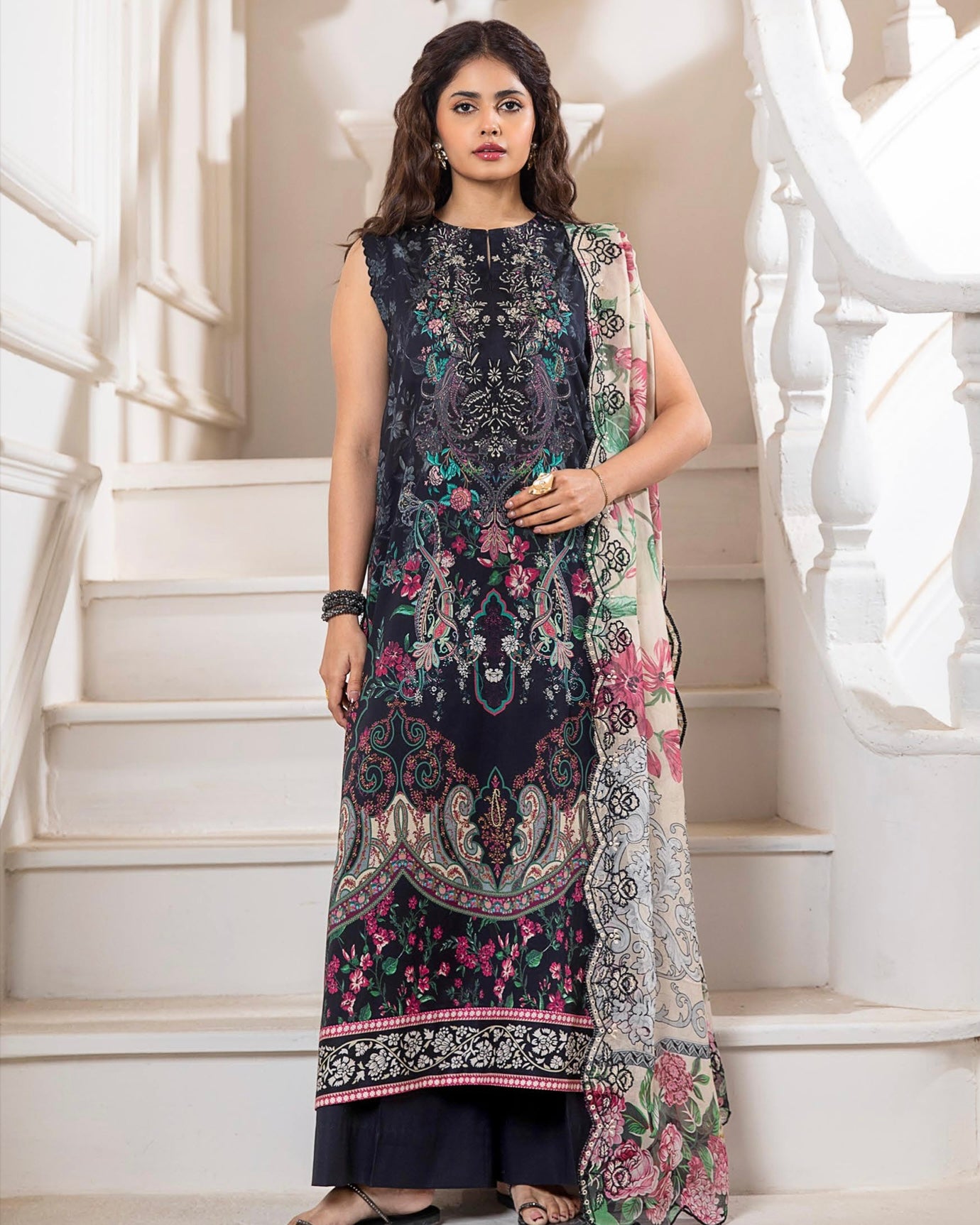 GullJee Morja | Embroidered Lawn | Design 4