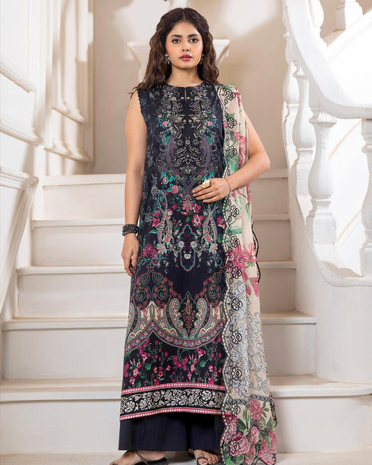 GullJee Morja | Embroidered Lawn | Design 4