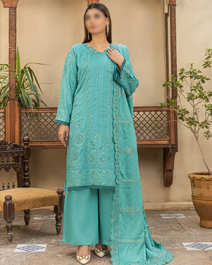 Fantak Chloe Vol 2 | Embroidered Viscose | Design 4