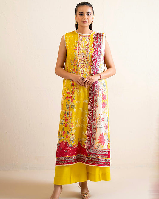 GullJee Hania | Embroidered Lawn | Design 4