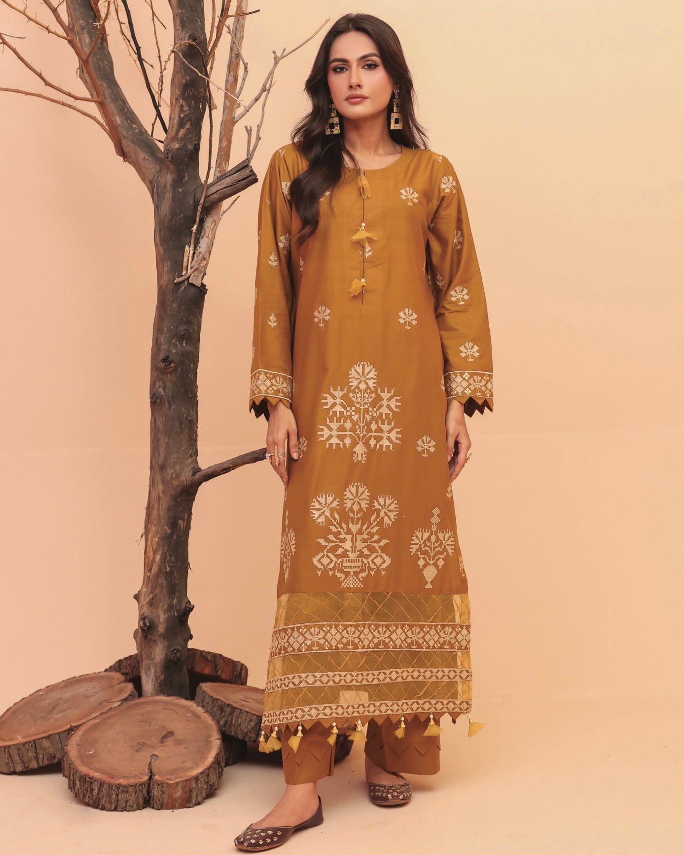 Gullerukh Meri Kahani | Embroidered Lawn 2pc | Design 4