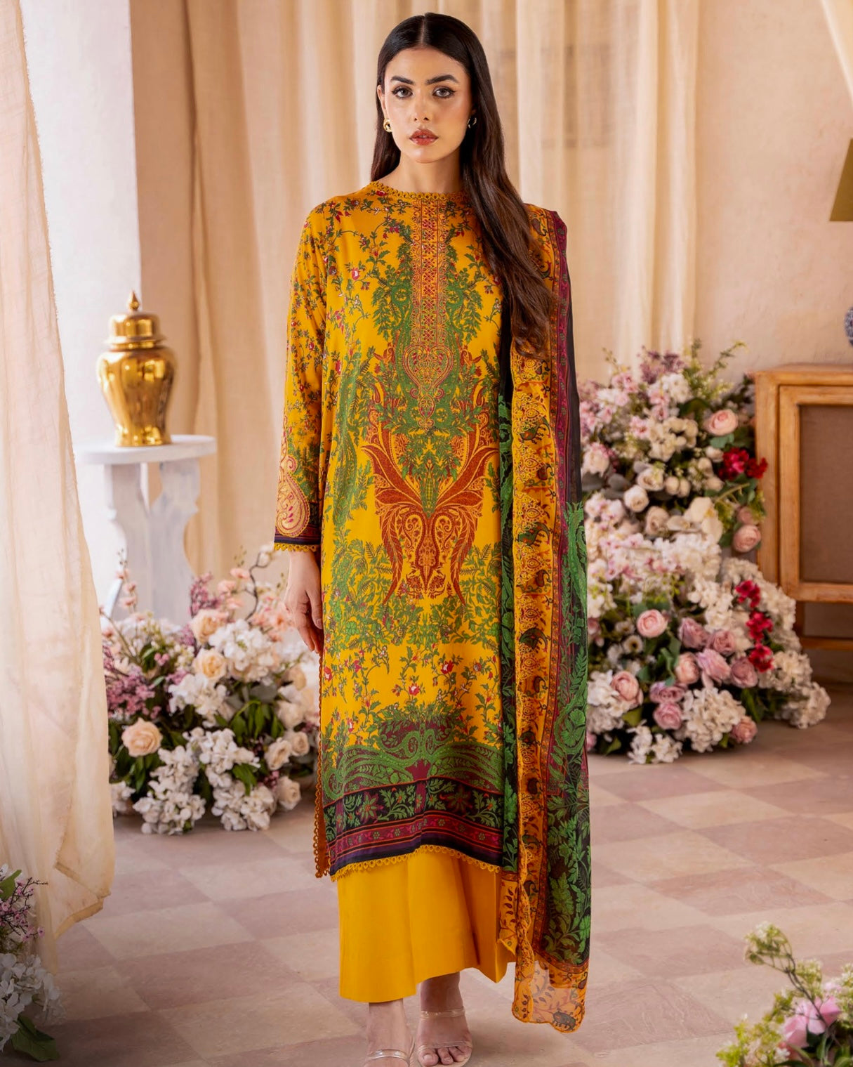 Rang Pasand by GullJee | Design 4 | Embroidered Lawn 3pc