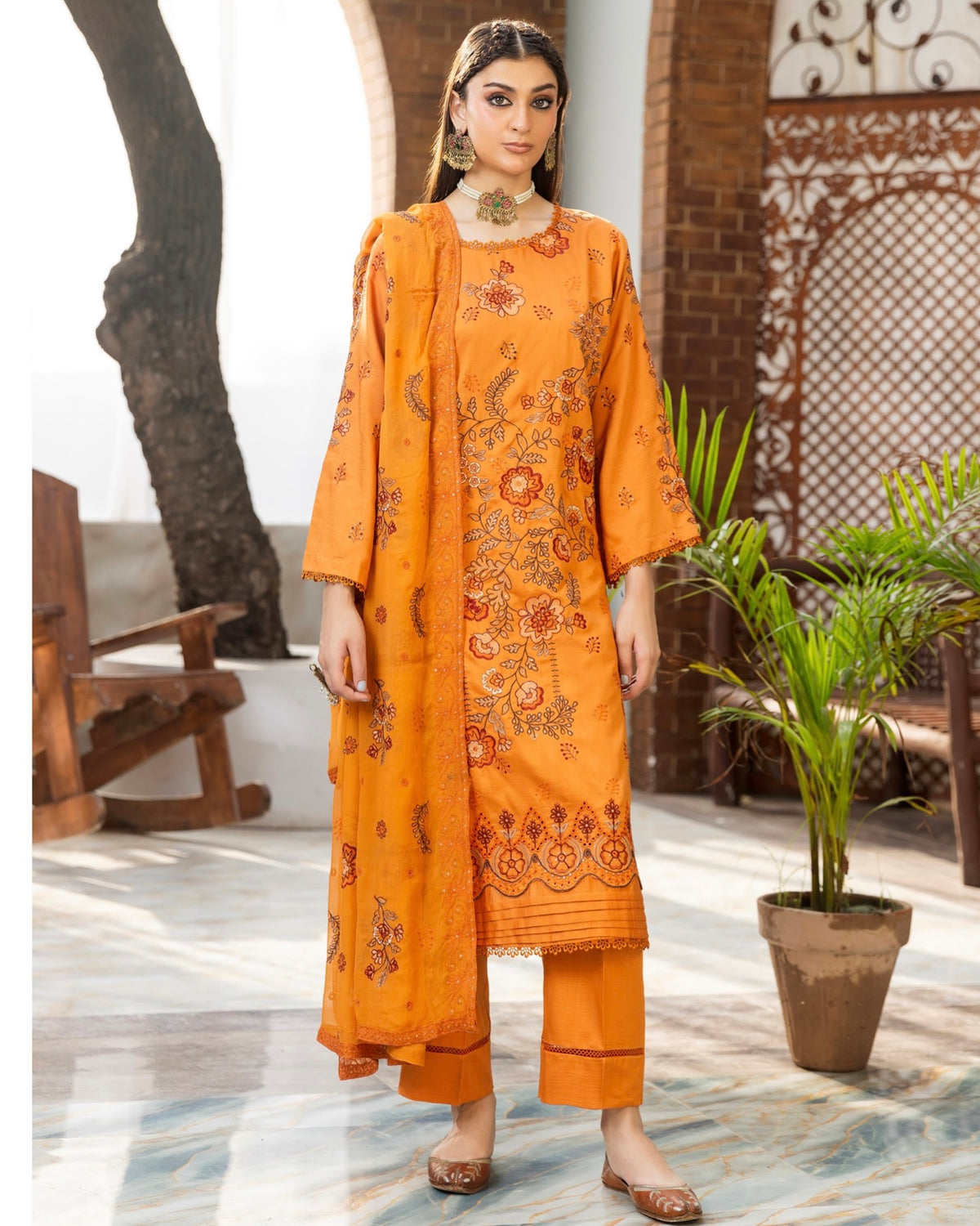 Palwasha Mah e Noor | Embroidered Viscose | Design 4