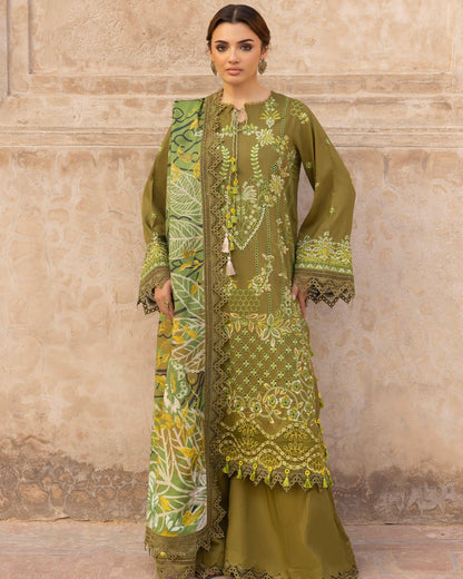 GullJee Shah Bano | Embroidered Linen | Design 4