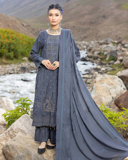 Sobia Waseem | Peach Leather Wool | Design 4