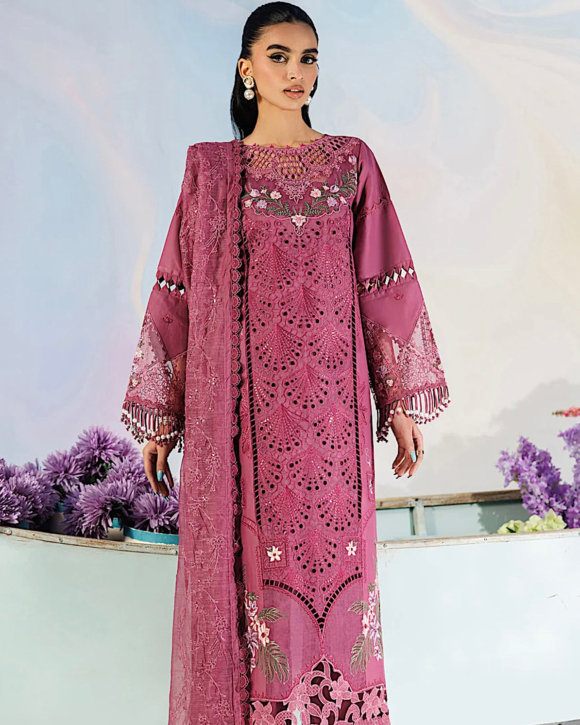 Parishay Shangrila Vol 2 | Embroidered Luxury Lawn | Design 4