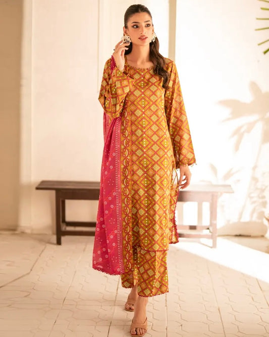 Regalia Salina Separates 2 | Printed Lawn 3pc | Design 4