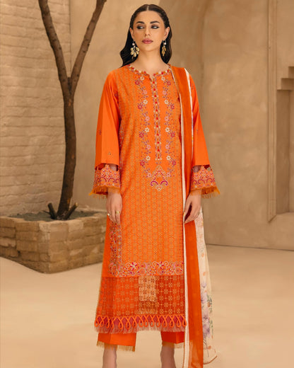 GullJee Sitara Noor | Embroidered Lawn | Design 4