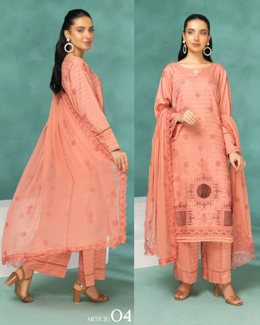 Fantak Zeen | Embroidered Viscose | Design 4