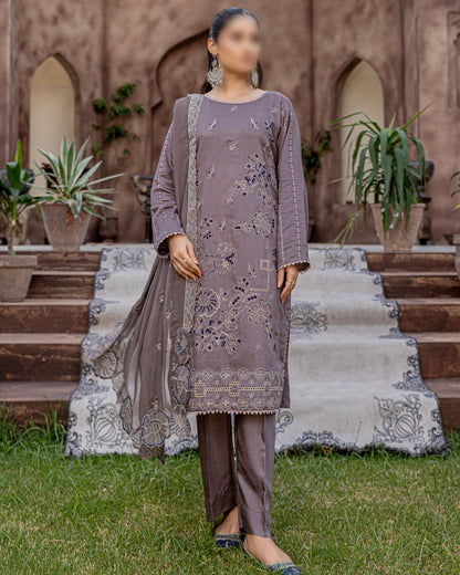 Fantak Ayra | Embroidered Doria Viscose | Design 4