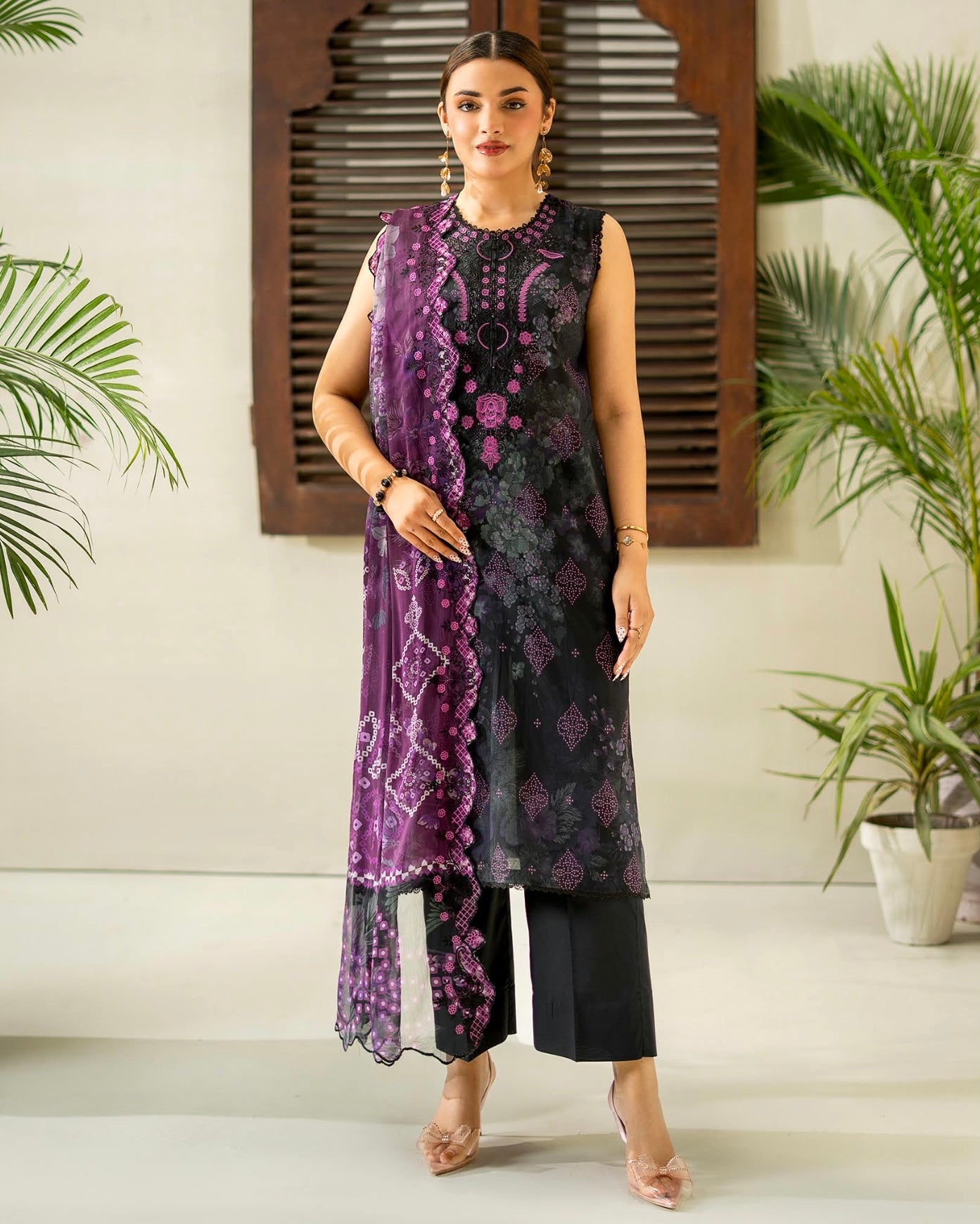 GullJee Rang Pasand | Embroidered Lawn | Design 4