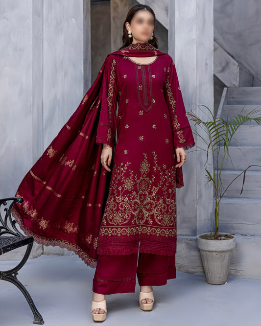 Fantak Chloe | Embroidered Viscose | Design 4