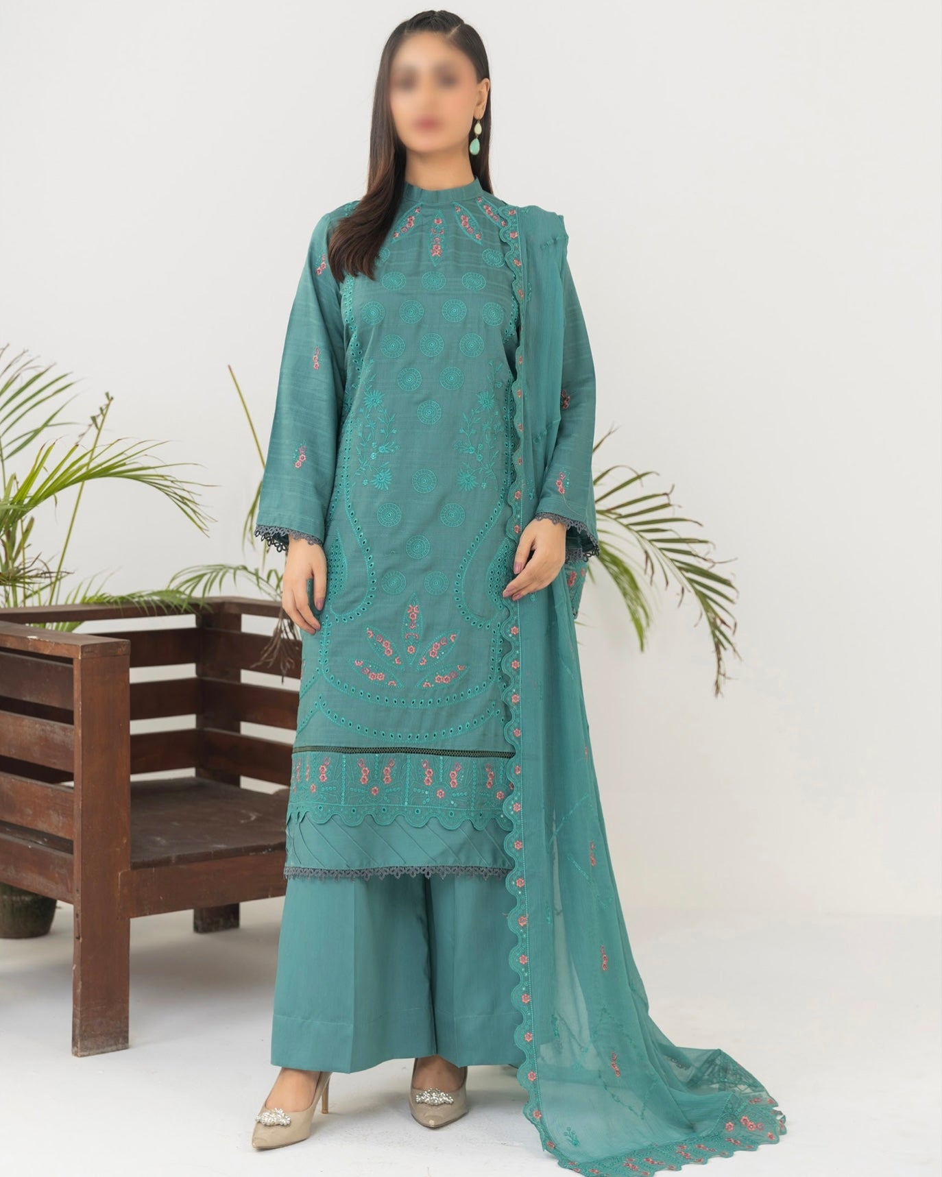 Fantak Mushq | Embroidered Viscose | Design 4