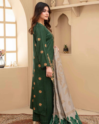 Gull-e-Rukh | Embroidered Zari Wool | Design 4