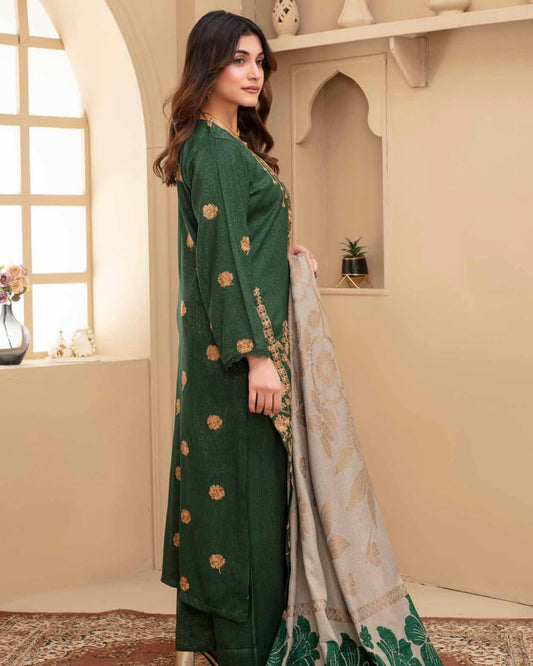 Gull-e-Rukh | Embroidered Zari Wool | Design 4