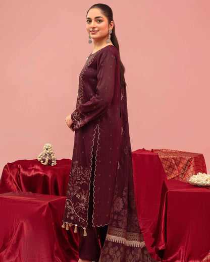 Gullerukh Dilkash | Embroidered Zari Wool | Design 4