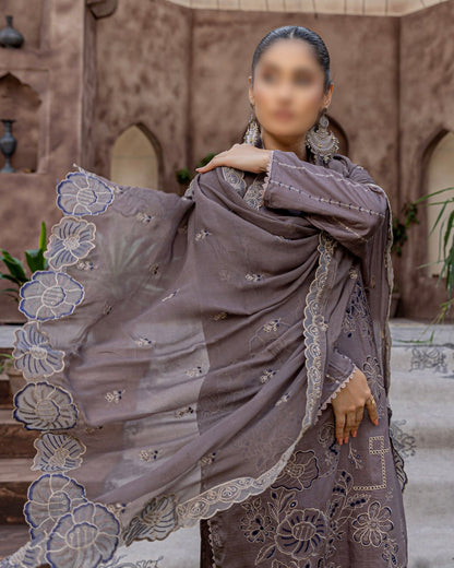 Fantak Ayra | Embroidered Doria Viscose | Design 4