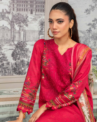 Gullerukh Pleasing | Embroidered Self Jacquard Viscose | Design 4