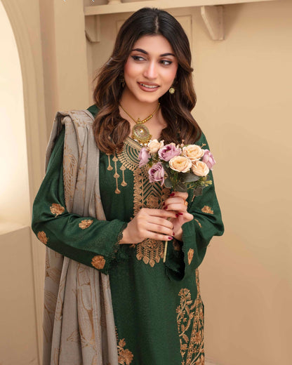 Gull-e-Rukh | Embroidered Zari Wool | Design 4