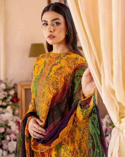 Rang Pasand by GullJee | Design 4 | Embroidered Lawn 3pc