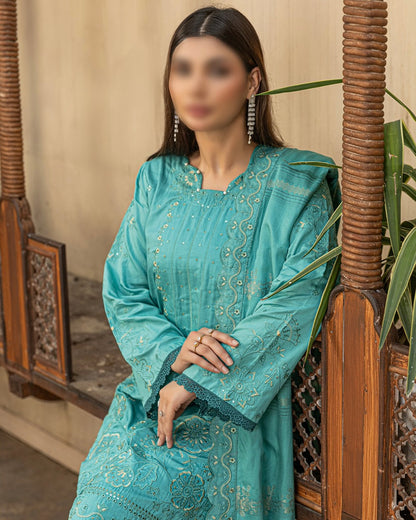 Fantak Chloe Vol 2 | Embroidered Viscose | Design 4