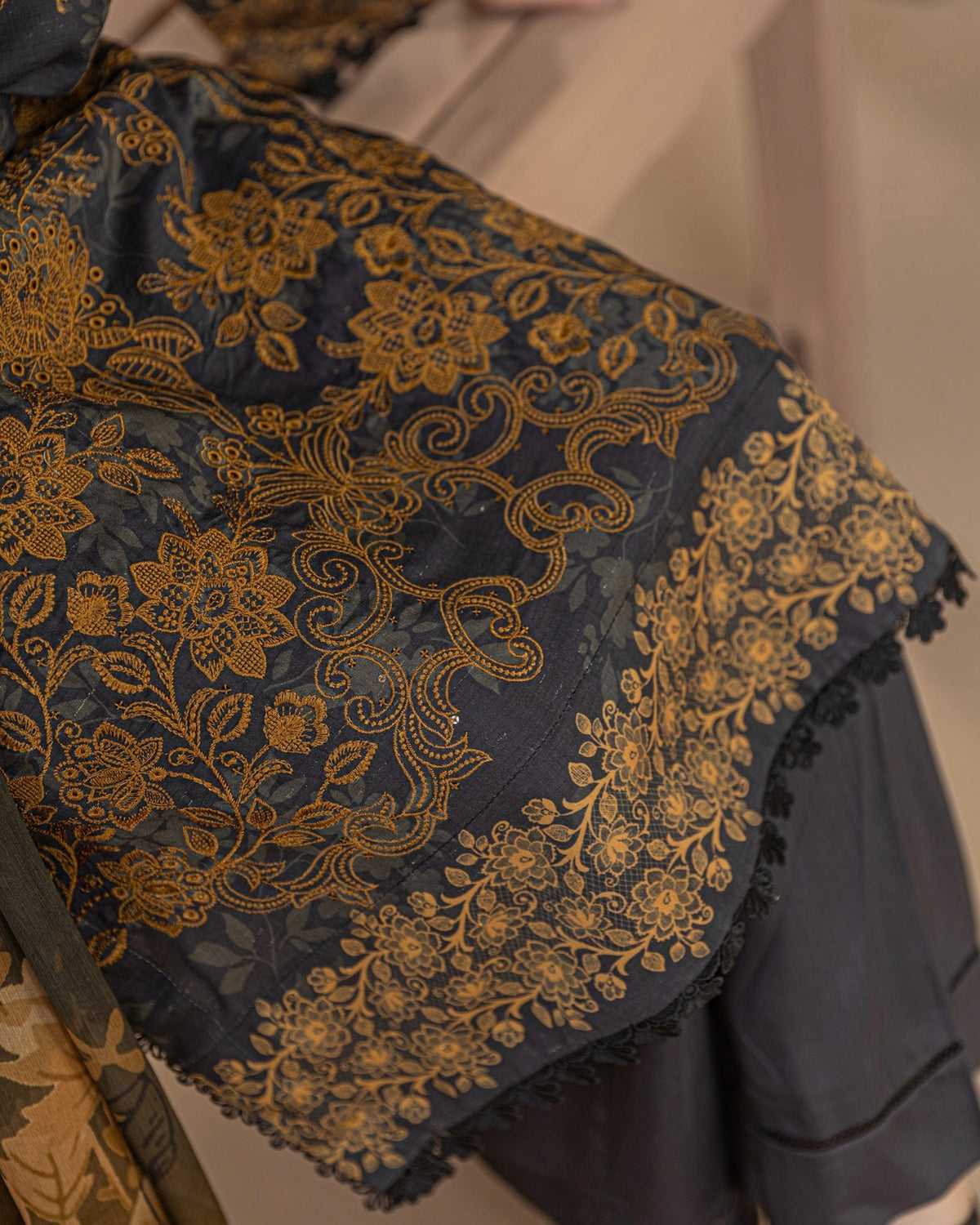 Palwasha Dastak | Embroidered Printed Viscose | Design 4