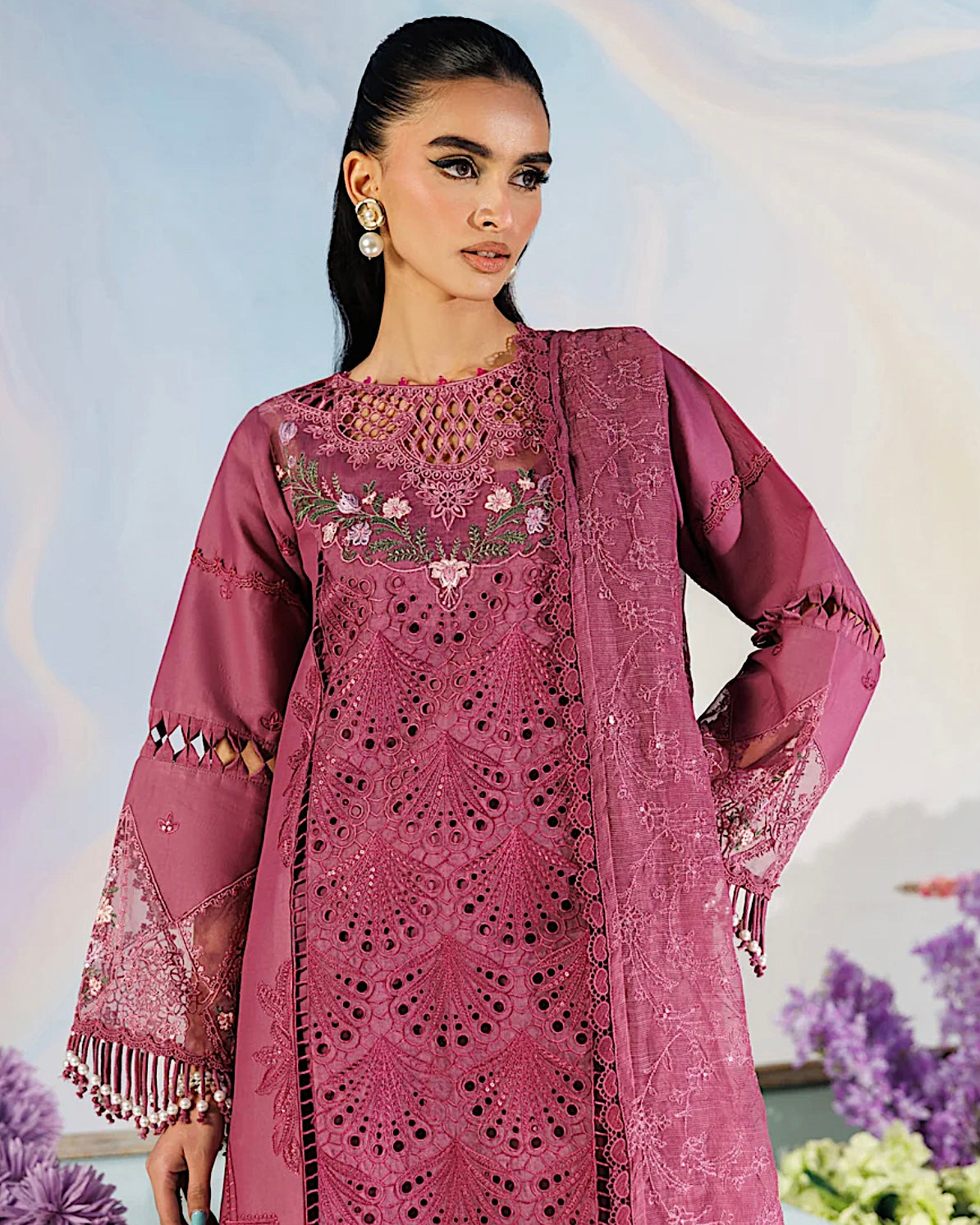 Parishay Shangrila Vol 2 | Embroidered Luxury Lawn | Design 4