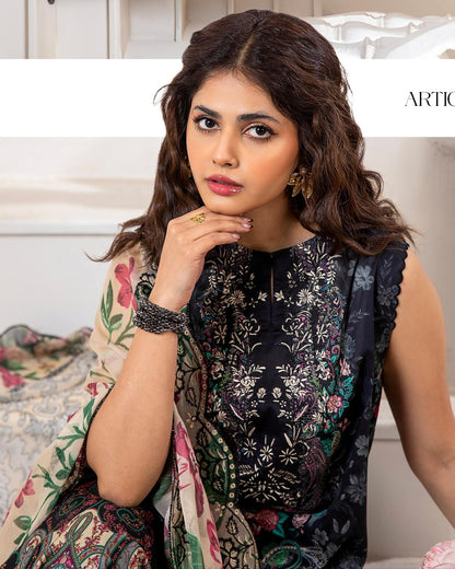 GullJee Morja | Embroidered Lawn | Design 4