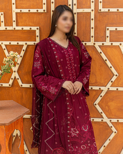 Fantak Xenia | Embroidered Viscose | Design 4