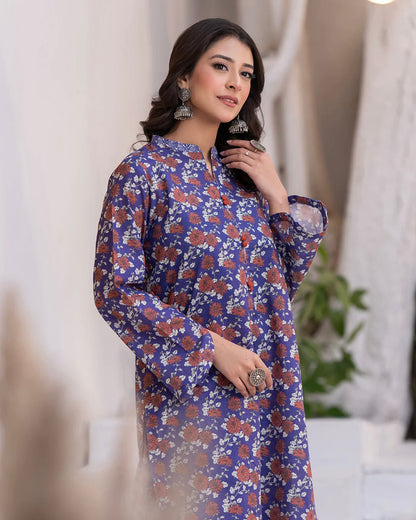 Zellbury | Printed Khaddar 2Pc | Design 503