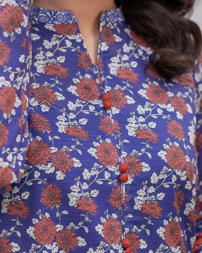 Zellbury | Printed Khaddar 2Pc | Design 503