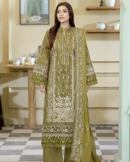 Johra Lala Zar | Embroidered Printed Lawn | Design 505