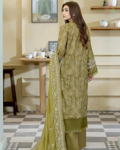 Johra Lala Zar | Embroidered Printed Lawn | Design 505
