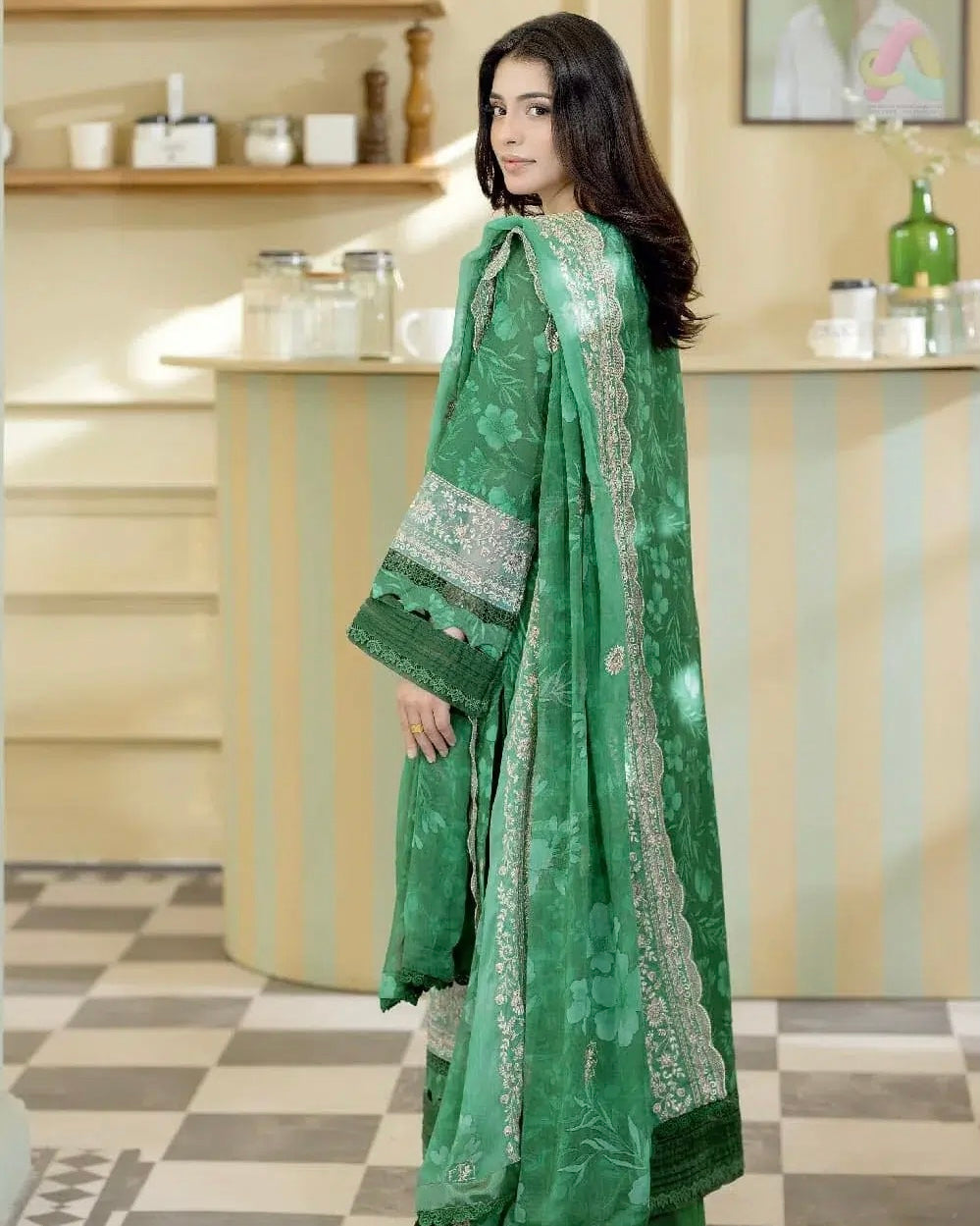 Johra Lala Zar | Embroidered Printed Lawn | Design 508
