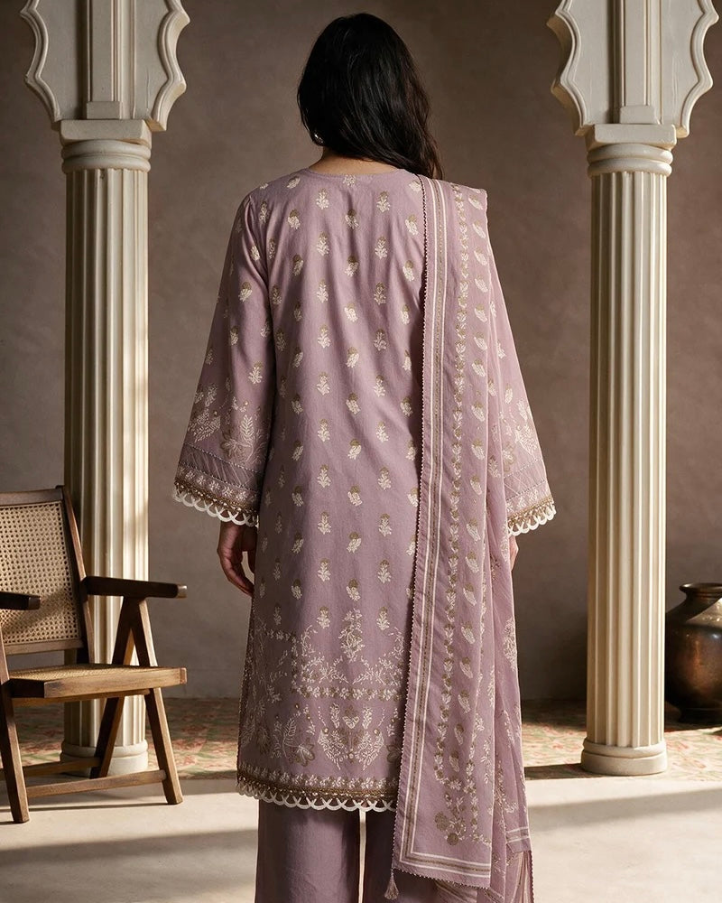 Zellbury | Paste Printed Cotton 3pc | Design 50