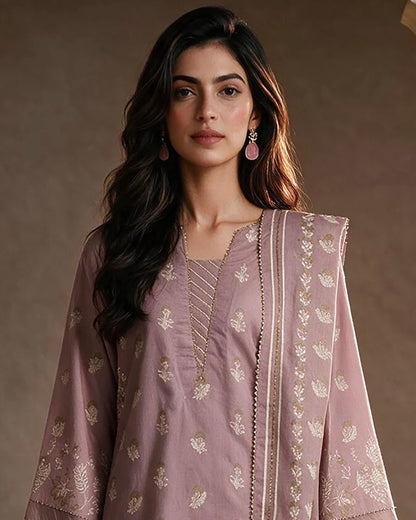 Zellbury | Paste Printed Cotton 3pc | Design 50