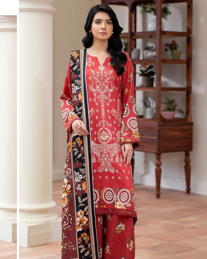 Johra Eira | Embroidered Printed Kotrai | Design 515