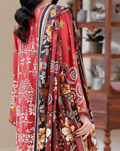 Johra Eira | Embroidered Printed Kotrai | Design 515